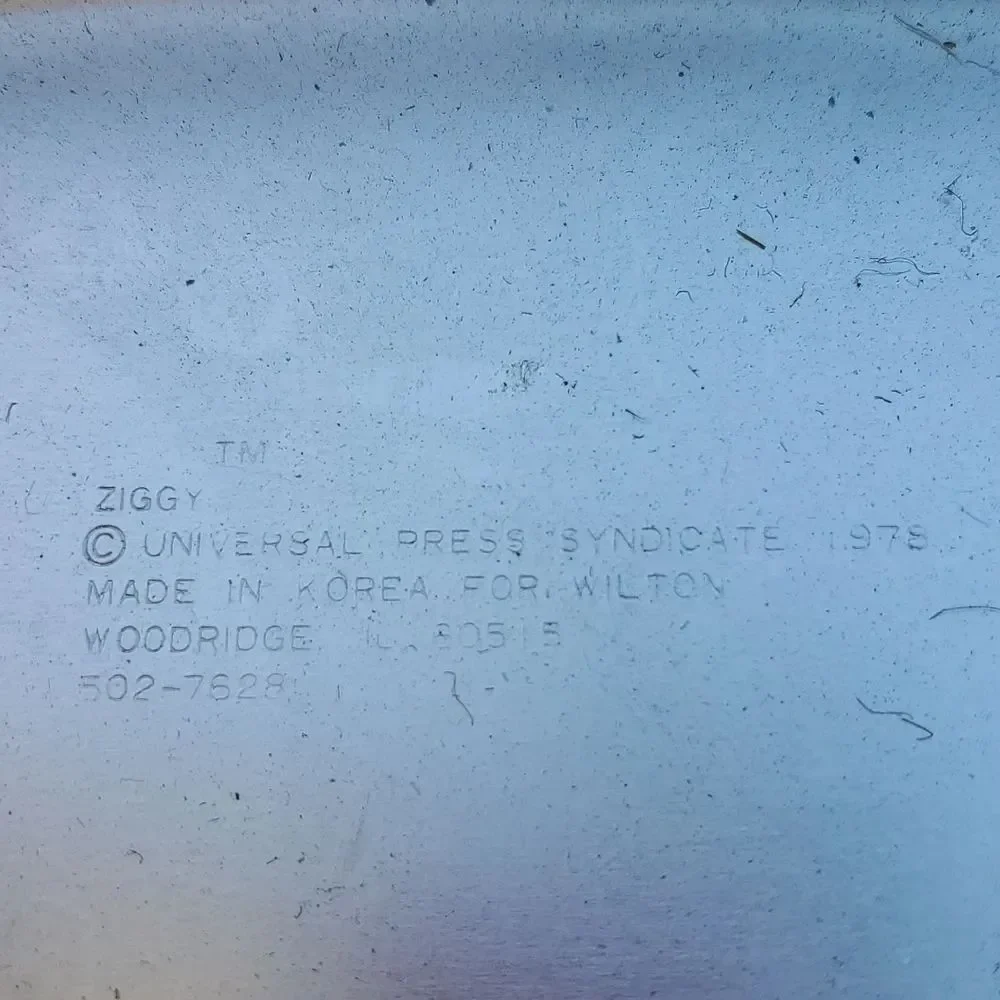 Vintage 1978 Wilton Ziggy Cake Pan
